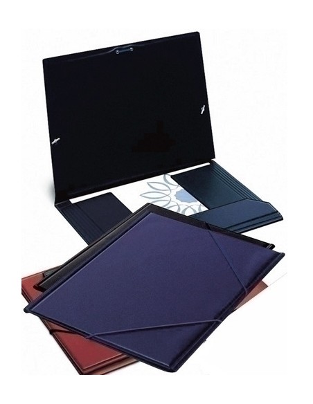 CARPETA GOMAS IBER.PVC Fº BURDEOS